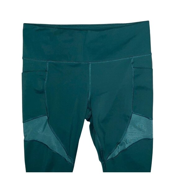 Members Mark Compression Ankle Leggings Sz XL Womens Teal - Picture 2 of 6